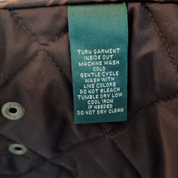 Lauren Quilted Plaid Vest Ladies L - Picture 11 of 12